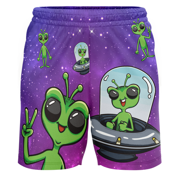 Skylands Kings Alien Adult Workout Wear Shorts