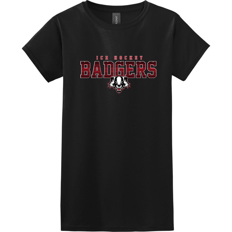 Scary Badgers Softstyle Ladies' T-Shirt