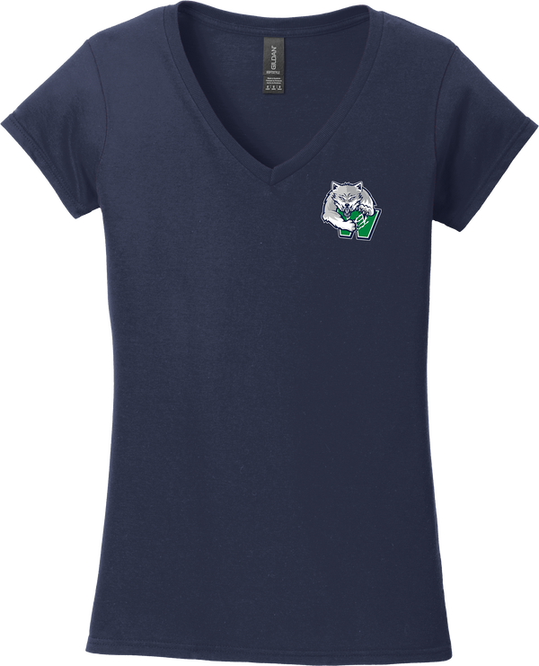 Woodbridge Wolfpack Softstyle Ladies Fit V-Neck T-Shirt