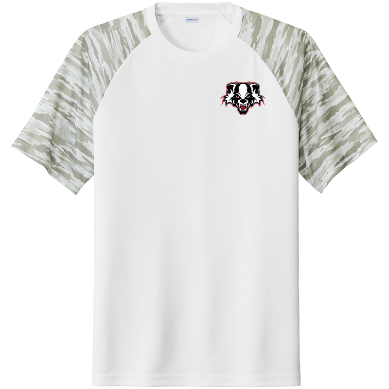 Scary Badgers Drift Camo Colorblock Tee