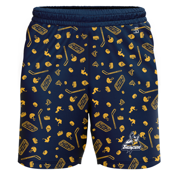 Mon Valley Thunder Youth Sublimated Pattern Shorts