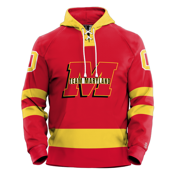 Team Maryland Youth Sublimated Retro Hoodie